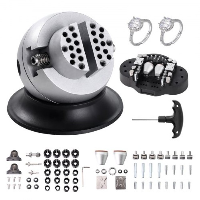 VEVOR Μπάλα Μέγγενη, 3 Εργαλείο Χαρακτικής, 360° Περιστροφή, 70 Εξαρτήματα για Κοσμήματα και Χαρακτική  WNXZSZYHDGHJVF0K9V0