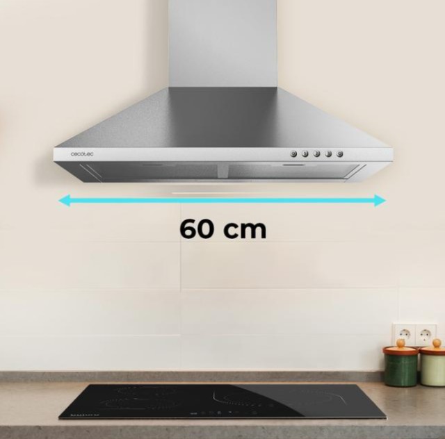 Απορροφητήρας Bolero Flux PM 903500 60 cm Ανοξείδωτο Ατσάλι 65 W CEC-02849 Cecotec