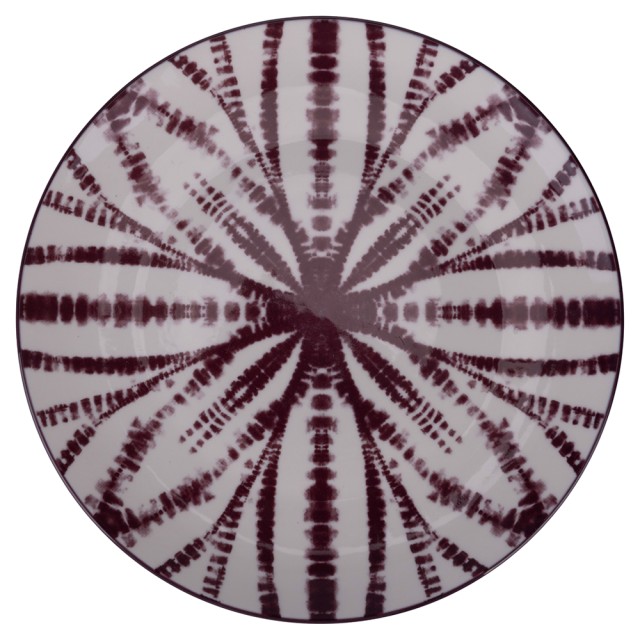 Villa DEste  Σετ 6τμχ Επίπεδο πιάτο από πορσελάνη The Purple 5923014