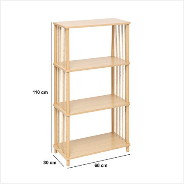 Ξύλινη Ραφιέρα 4 Επιπέδων 60 x 30 x 110 cm 193642 5Five Simply Smart