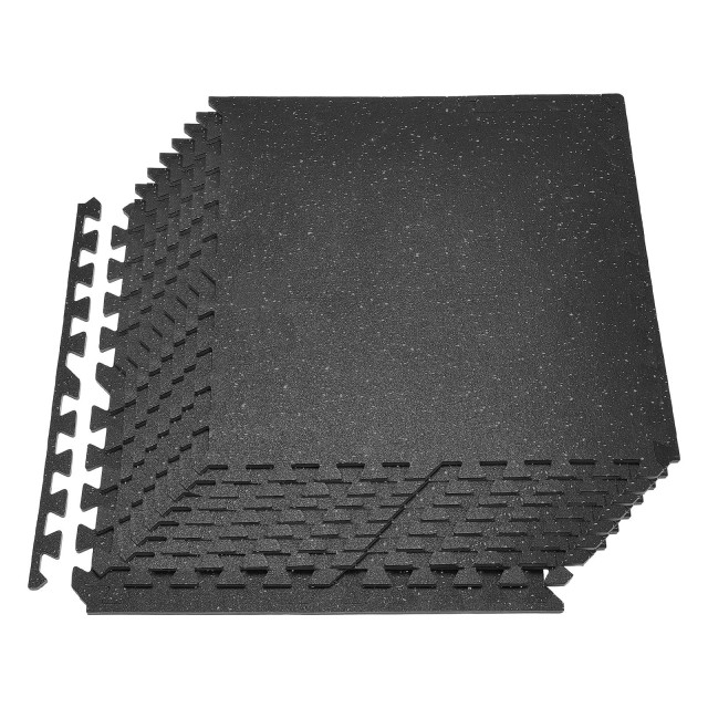 VEVOR Σετ Αφρώδους Δαπέδου Puzzle, 12 Πλακάκια, Υψηλής Πυκνότητας EVA, Προστατευτικά Δάπεδα για Γυμναστήριο Σπιτιού, 610x610x10mm HSXJDDHDHD04IJLBV001V0