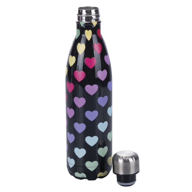 Galileo Bottiglia termica 24 ore in acciaio inox 500 ml Cuori στα ελληνικά 2188403 Τυχαία Επιλογή Χρωμάτων
