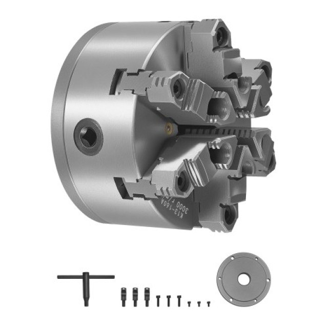 VEVOR 6-Σιαγόνων Αυτοκεντρώμενος Τόρνος K11 160A D1-4 JGKPDBB6GKZ6AF42HV0