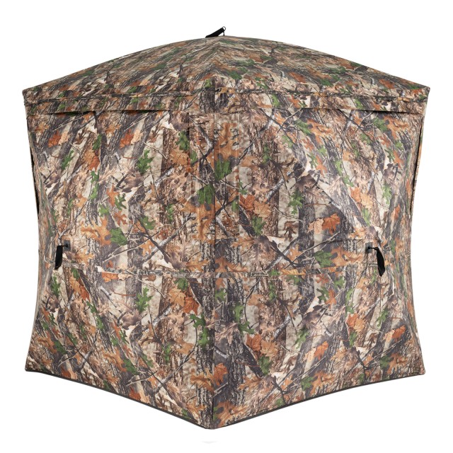 Costway Διαφανές Σκηνικό Καμουφλάζ 270° Pop-Up από Ανθεκτικό Οξφόρδη για 2-3 Άτομα 147 x 147 x 170 εκ NP12889