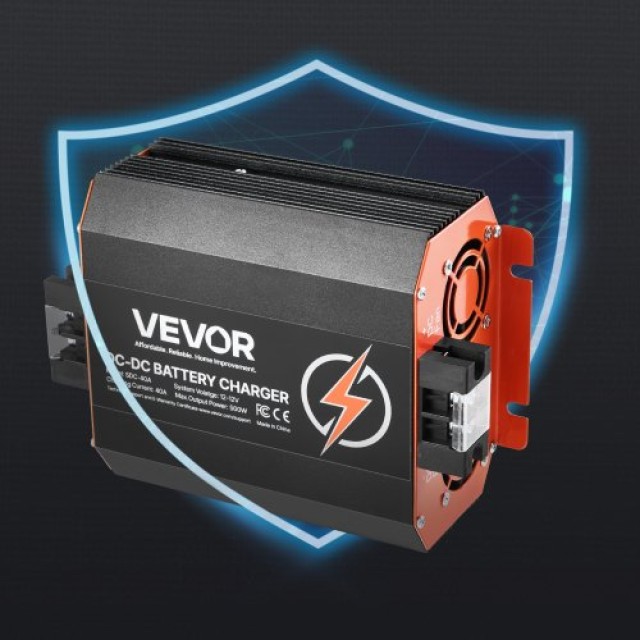 VEVOR Φορτιστής Μπαταρίας 12V 40A 500W για Μολύβδου-Οξέος Λιθίου AGM ZLDZLDDYSRCDCJ0ZKV9