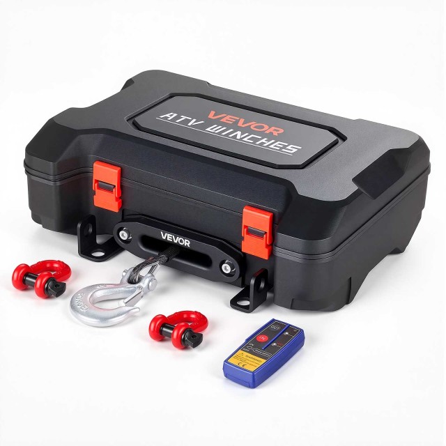 VEVOR Portable Winch Ηλεκτρικός εργάτης 12V DC 2721 kg με συνθετικό σχοινί, ασύρματο και ενσύρματο χειριστήριο DHBXSATVJP60ELFS9001V9