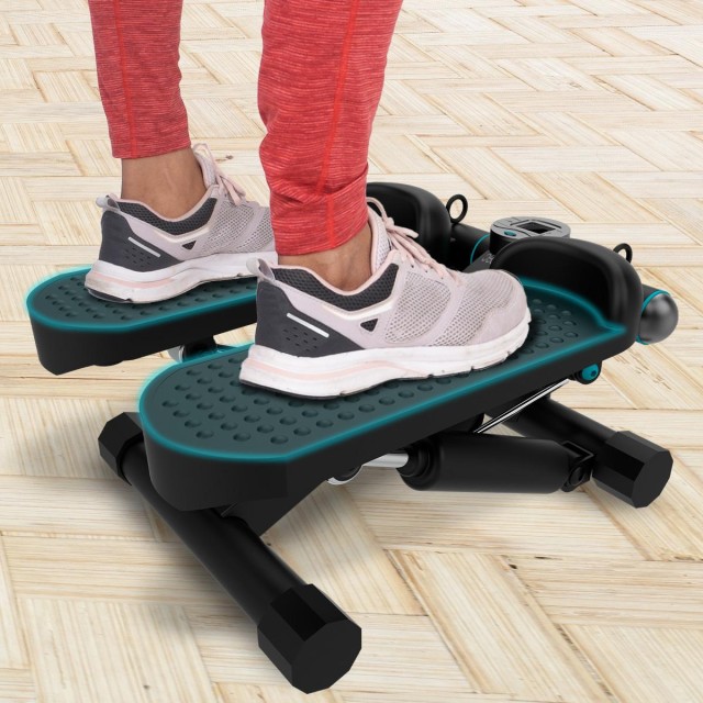 CECOTEC Stepper Drumfit StepTrain 1000 με Ελαστικές Ταινίες Αντίστασης, Οθόνη LCD, Αντιολισθητικά Πεντάλ, Χειροκίνητη Αντίσταση, Μέγιστο Βάρος Χρήστη 100 Kg CEC-07198