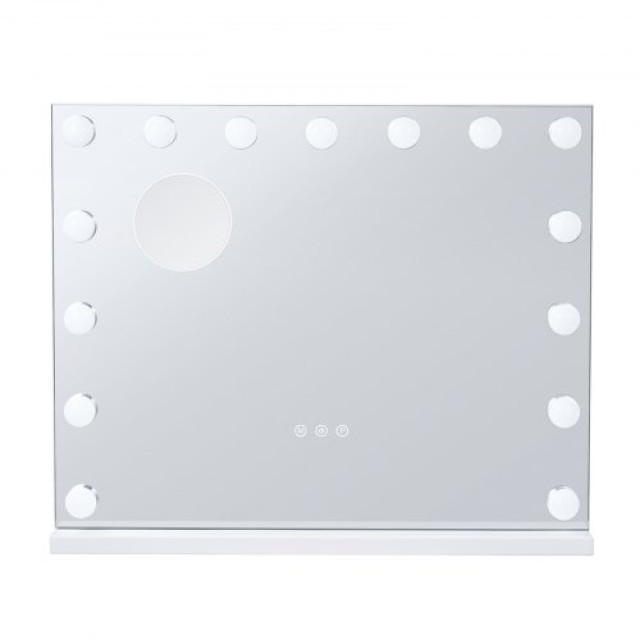 VEVOR  Καθρέφτης Μακιγιάζ Hollywood με Φώτα και USB 22.8x18.1 ιντσών TMHZJJSFXDP5HU1DMV2