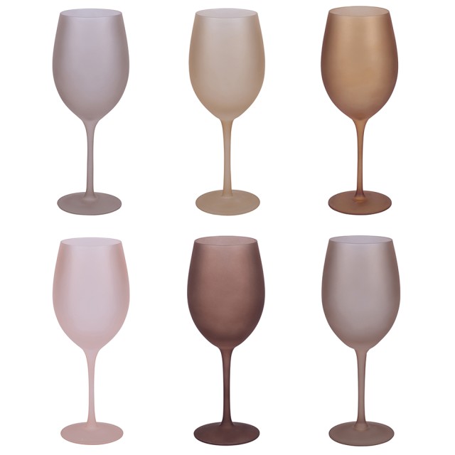 Villa dEste Home Σετ 6 ποτήρια 650 ml παγωμένου γυαλιού Happy Hour Chocolate 5911524