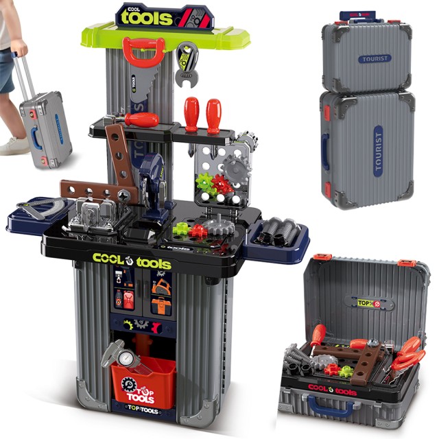 BAKAJI Σετ Εργαλείων Παιδικό Πάγκο Εργασίας Εργαστήριο Αξεσουάρ Ιδέα Δώρου 02842751