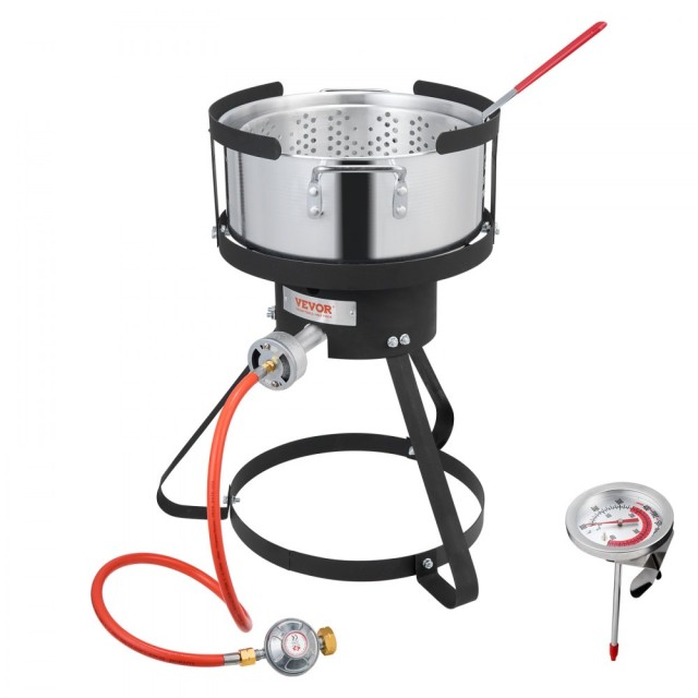 Φορητή Υπαίθρια Φριτέζα Προπανίου 9,35L 54.000 BTU -  HXG54000BTU1Q7OFOV0 VEVOR