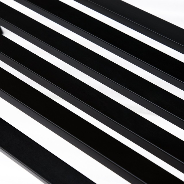 Πάγκος εξωτερικού χώρου Outsunny σε Ατσάλι, Μαύρο, 127x60x85cm 84B-182BK