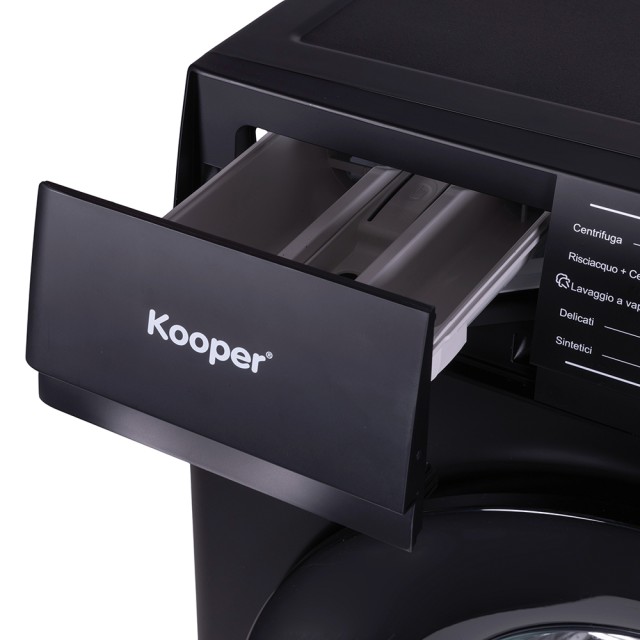 Kooper Πλυντήριο ρούχων 6 Kg slim 11 αυτόματα προγράμματα 1200 RPM μαύρο Kooper 5922339