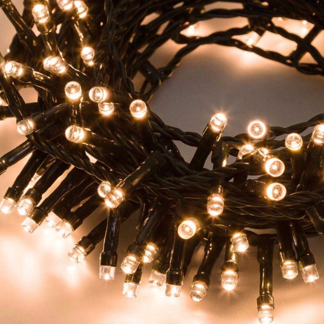 BAKAJI Αλυσίδα Φωτισμού 750 LED Πυγολαμπίδες Θερμό Λευκό με Χειριστήριο 8 Λειτουργιών Εξωτερικού Χώρου 02662427