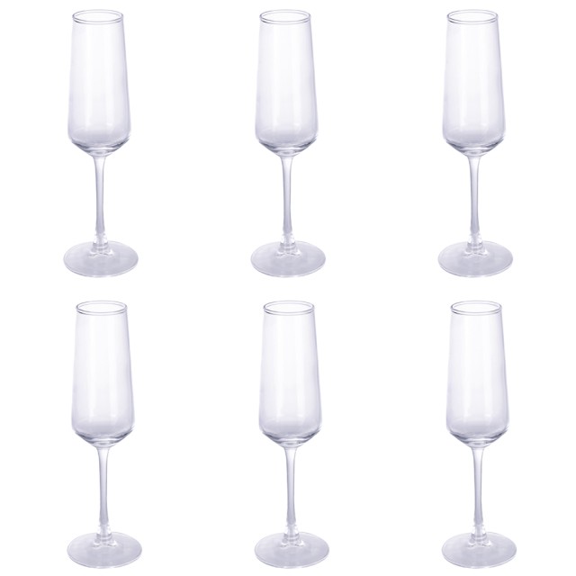 Galileo Σετ 6 διάφανα γυάλινα ποτήρια 250 ml Rubino Sibilla 5919696