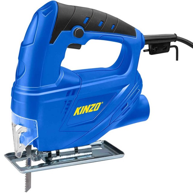 KINZO Εναλλακτικό Ηλεκτρικό Ξυλοκοπτικό 400W για Ξύλο και Μέταλλο με Απορροφητήρα και Λεπίδα 02814185