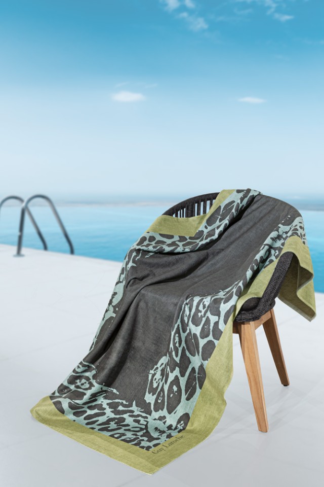 Guy Laroche Πετσέτα Θαλάσσης Velour Printed 2503/01 100x175- 1130030125040