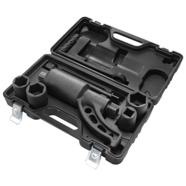 Σετ Κλειδιού Ροπής VEVOR, 1:58 4800N.m, με 4 Καρυδάκια και Θήκη Αποθήκευσης για Φορτηγά/Τροχόσπιτα NJZBTTBSSYS15EO9WV0