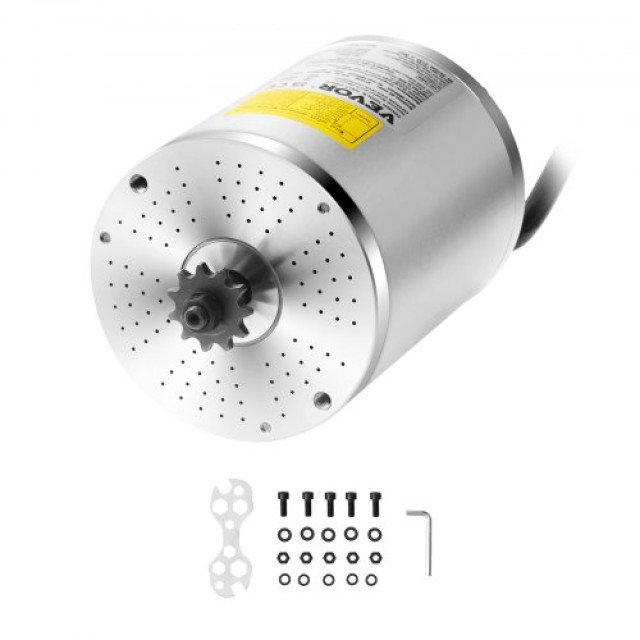 VEVOR 3000W Ηλεκτρικός Κινητήρας Χωρίς Ψήκτρες 60V 4800rpm για Ηλεκτρικό Ποδήλατο και Μοτοσικλέτα Εκτός Δρόμου ZLWSDJTJ30004E56GV9