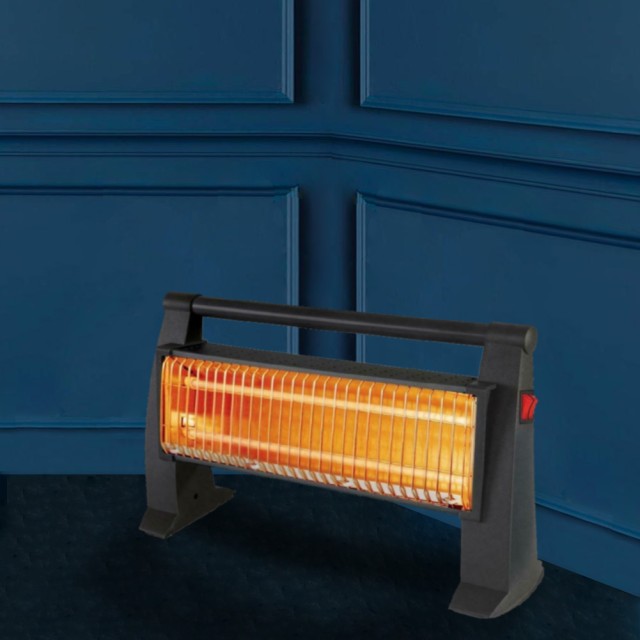 KUMTEL Φορητή Θερμάστρα Χαλαζία Kumtel 1200W με Υπέρυθρη Θέρμανση 02814556