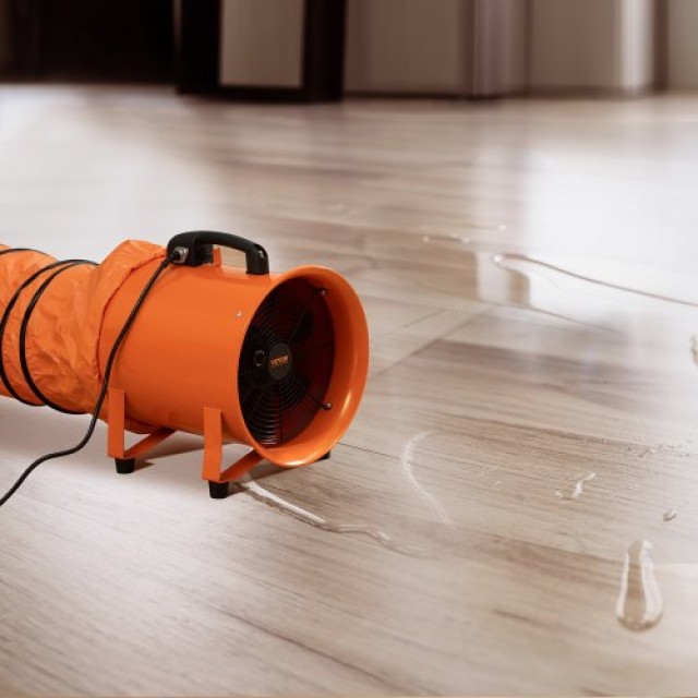 Φορητός Ανεμιστήρας VEVOR 304.8mm με Σωλήνα 5m, 365W, 2574CFM  SSGS350W512INS906V2