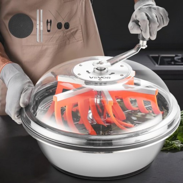 VEVOR Χειροκίνητος Κόπτης Trimmer με Ανοξείδωτες Λεπίδες, Ορατή Κοπή, Υδροπονική Χρήση, Άνετη Λειτουργία SDKSCJ16YCSD0KBWD001V0