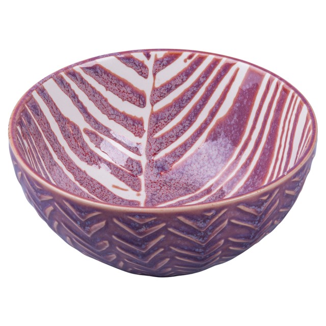 Villa DEste  Σετ 2 τμχ Στρογγυλό μπολ σε κεραμικό με διπλό σχέδιο σε στυλ boho chic Reactive 2188731