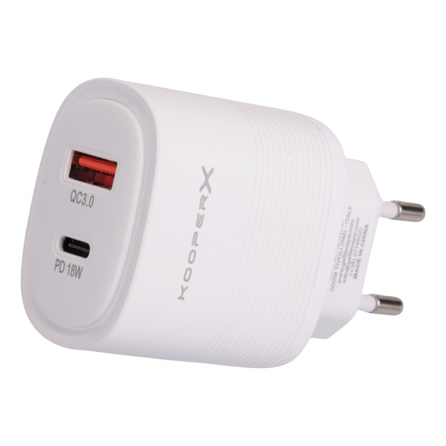 Kooper Φορτιστής USB-C με δύο Θύρες Kooper X 5913685