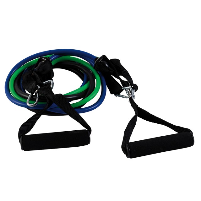 Galileo Σετ 3 ζώνες αντίστασης με λαβές και ιμάντες αστραγάλων FitLover 5912857