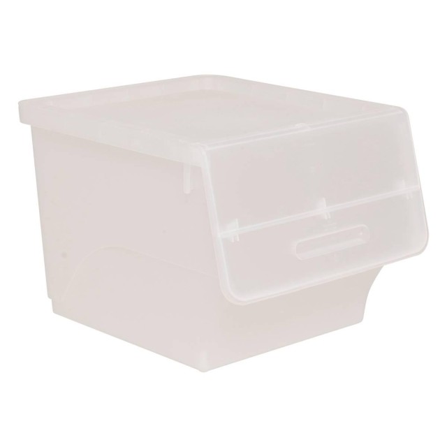 5FIVE Simply smart Πλαστικό Κουτί Αποθήκευσης 34Lt  Στοιβαζόμενο, Λευκό 173616