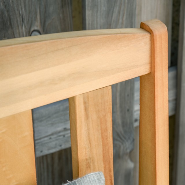 Outsunny 2θέσιος κουνιστός πάγκος κήπου με μπράτσα από ξύλο ελάτης 84B-529