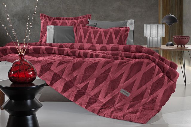 Guy Laroche King Size Πάπλωμα Zadic Bordeaux 260X240 cm 1111086226043