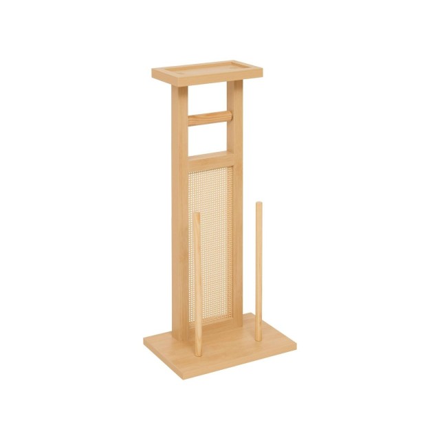 5Five Simply Smart Καφέ Επιδαπέδιο Σταντ Ρολών Τουαλέτας 65 εκ για Εφεδρικά Ρολά - Ιδανικό για Μπάνιο/WC 204924