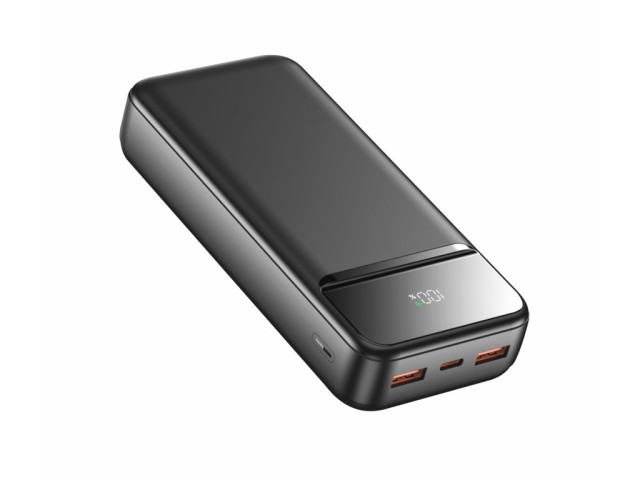 SWISSTEN Φορητός Φορτιστής POWER LINE II 20000 mAh, Μαύρο 8595217490628