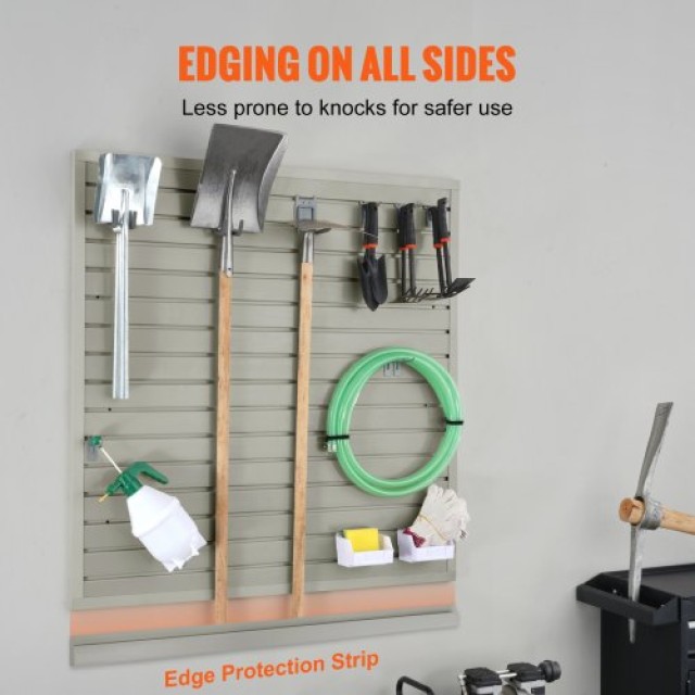Πάνελ Slatwall VEVOR 4x1 ft Γκρι (Σετ 4) για Οργάνωση Γκαράζ και Καταστήματος BTQBPVCF16SQTX3KIV0