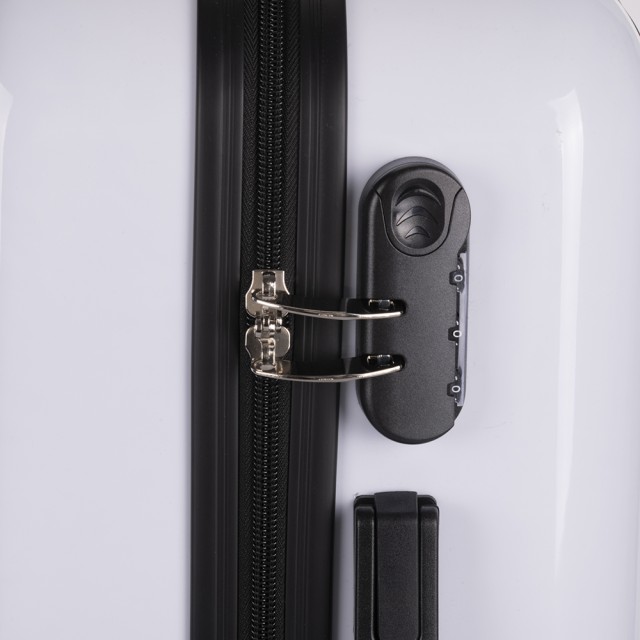 Villa DEste  Σετ 2 σκληρές βαλίτσες με 4 περιστρεφόμενες ρόδες 360 μοιρών, κλείσιμο με κωδικό και διπλό εξωτερικό φερμουάρ Bigismore 2188686