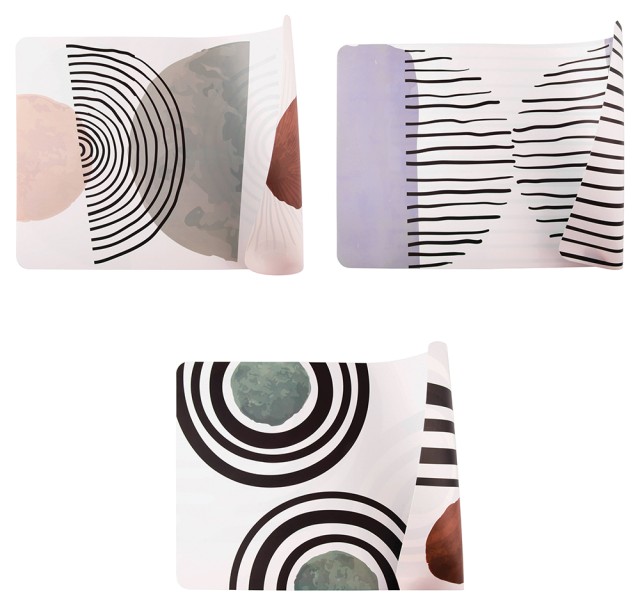 Villa DEste  Σετ 6 τμχ Διπλής όψης σουπλά Venice Lido Modern 5921782