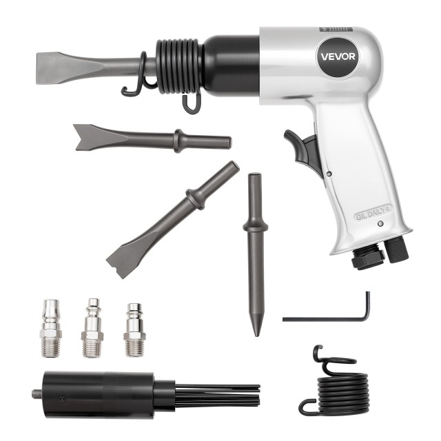 VEVOR Πνευματικό Σφυρί Air Hammer 4500 BPM με Needle Scaler & 4 Καλέμια QDCCZSCXQQSWC0EUI002V0
