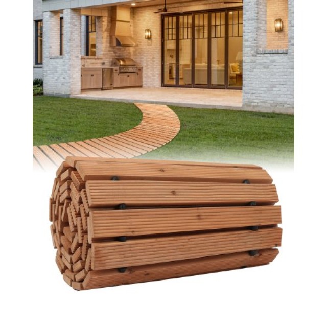VEVOR Ξύλινο Καμπυλωτό Μονοπάτι Κήπου 8ft x 17in HXMZHYXD96177TWDLV0