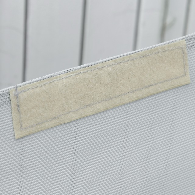 Outsunny Zero Gravity Garden Lounger, κουνιστή πολυθρόνα με μαξιλάρι και αναπνεύσιμο ύφασμα, 105x62x88cm, γκρι 84A-090GY