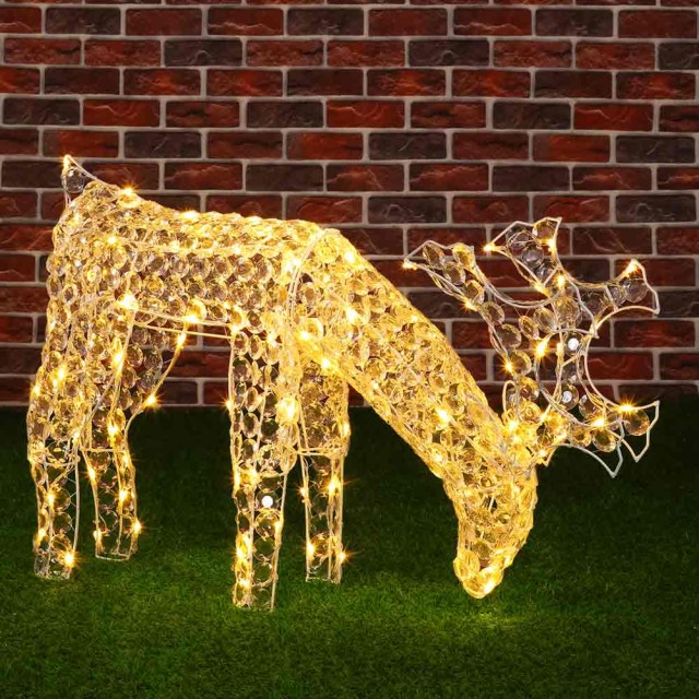 BAKAJI Ρένα Φωτεινό Πέταλο Τριφυλλιού 3D σε Ακρυλικό με 100 Θερμά Λευκά LED Υ42 εκ 02814725