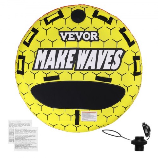 VEVOR  Φουσκωτό Τούμπα Θαλάσσης για 1-3 Άτομα, 510 lbs, 63 Στρογγυλό, Πλήρης Κάλυψη Νάιλον, Λαβές EVA, Βαλβίδα Ασφαλείας CQTLPDYX3R000A9FSV0