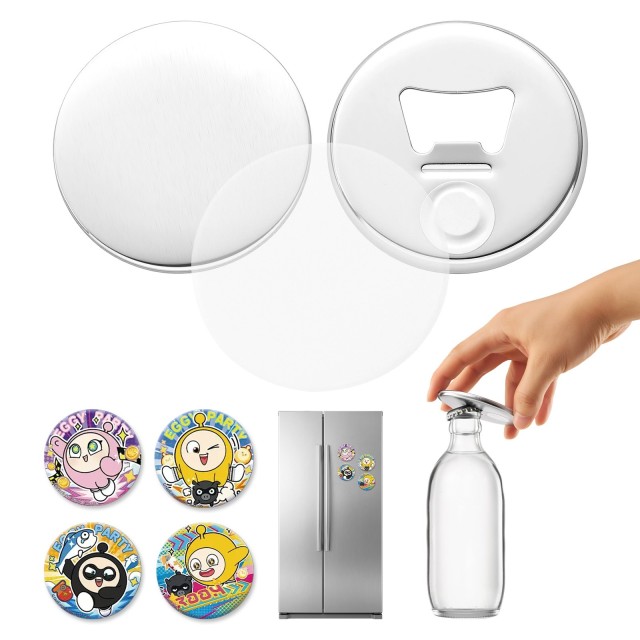 VEVOR Σετ 50 τεμαχίων για μαγνητικά button 75 mm με ανοιχτήρι μπουκαλιών XZJHCHCYX75MRKC97001V0