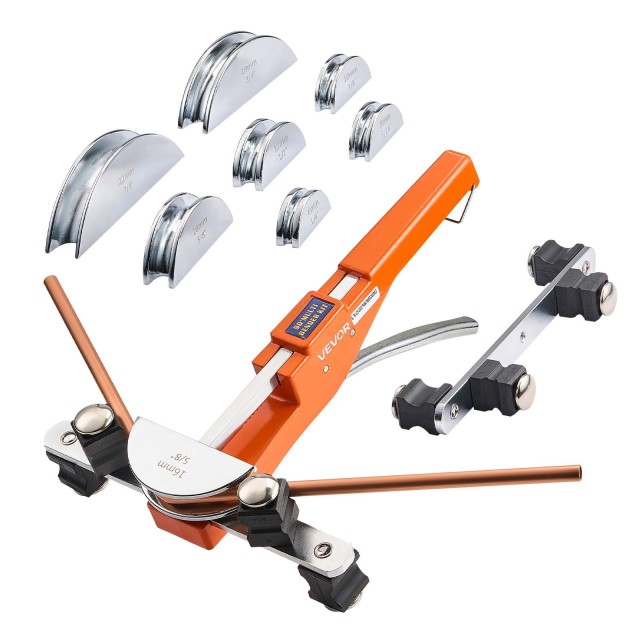 VEVOR Κιτ Σωληνοκάμπτη, Συμπαγής με Καμπάνα, 6-22mm, 7 Καλούπια, Εργαλείο HVAC για Χαλκό & Αλουμίνιο JLSDWGJJXKZX48KMR001V0