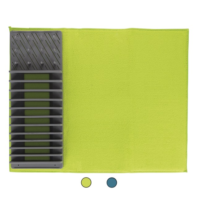 Galileo Σετ στεγνώματος για πιάτα και ποτήρια με χαλάκι από μικροΐνες 44x165x36 cm SChef 5903935