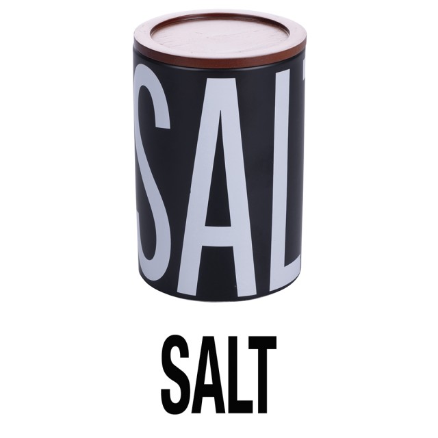 Villa DEste  Κεραμικό βάζο αλατιού 750 ml με καπάκι από μπαμπού Bigismore 5919841