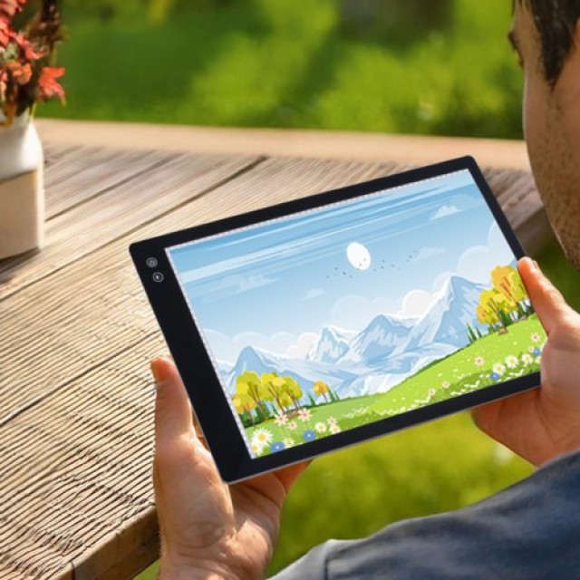 VEVOR Επαναφορτιζόμενη Επιφάνεια Φωτισμού LED A2 με 6 Επίπεδα Ρυθμιζόμενης Φωτεινότητας για Ιχνηλάτηση DXA2CDS00000367FBV9