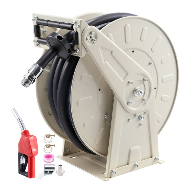 VEVOR Ανέμη καυσίμου με λάστιχο 19,05 x 19.800 mm, ελατηριωτή, περιστρεφόμενη, 300 PSI, για πετρέλαιο και κηροζίνη CYRGJPDDK66FL8QKV001V0
