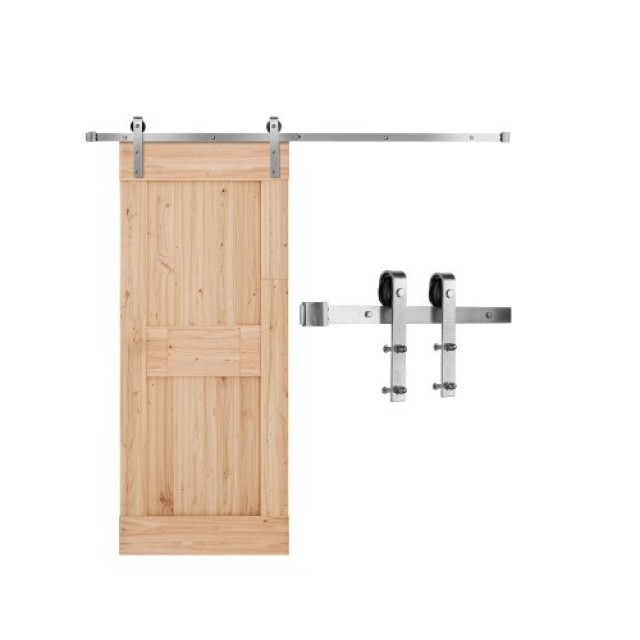 VEVOR Σετ Συρόμενης Πόρτας 6.6FT Ασημί HDSMDGDGDM2DHTNXT001V0