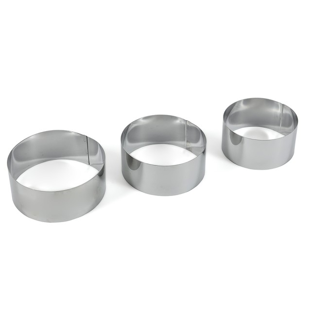 Galileo Σετ 3 Κόππα Πάστα από Ανοξείδωτο Ατσάλι 6-8 cm από SChef 5914416